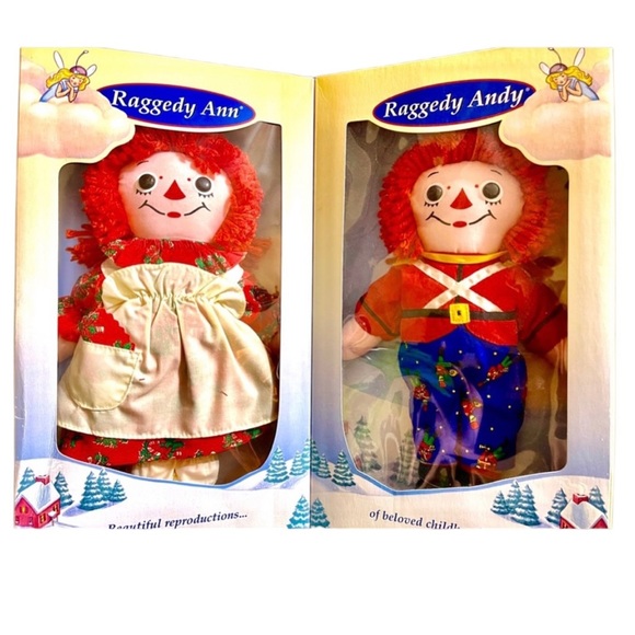 Other - Vintage Raggedy Ann and Andy Dolls Special Edition 1997 By Johnny Gruelle